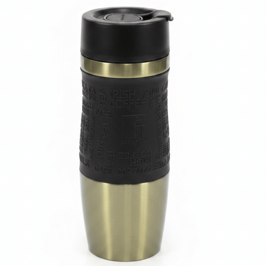 Bergner Light Green Stainless Steel Water Bottle with Protective Silicone Sleeve – 360 ml - Al Kabayel Discount CentreBergner Light Green Stainless Steel Water Bottle with Protective Silicone Sleeve – 360 mlWater BottlesBERGNERAl Kabayel Discount Centre