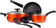 BERGNER SHINE 7PCS COOKWARE SET, PRESSED ALUMINUM COOKING SET, MARBLE+ NON - STICK COATING COOKWARE, INDUCTION BOTTOM COOKING POT SET, SUITABLE FOR ALL STOVES, METALIC ORANGE COLOR - Al Kabayel Discount CentreBERGNER SHINE 7PCS COOKWARE SET, PRESSED ALUMINUM COOKING SET, MARBLE+ NON - STICK COATING COOKWARE, INDUCTION BOTTOM COOKING POT SET, SUITABLE FOR ALL STOVES, METALIC ORANGE COLORCookware SetBERGBERAl Kabayel Discount Centre