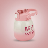 Best Wishes Pink & Cream Stainless Steel Vacuum Flask with Premium Blue Handle 1000ml - Al Kabayel Discount CentreBest Wishes Pink & Cream Stainless Steel Vacuum Flask with Premium Blue Handle 1000mlWater BottlesAKDCAl Kabayel Discount Centre
