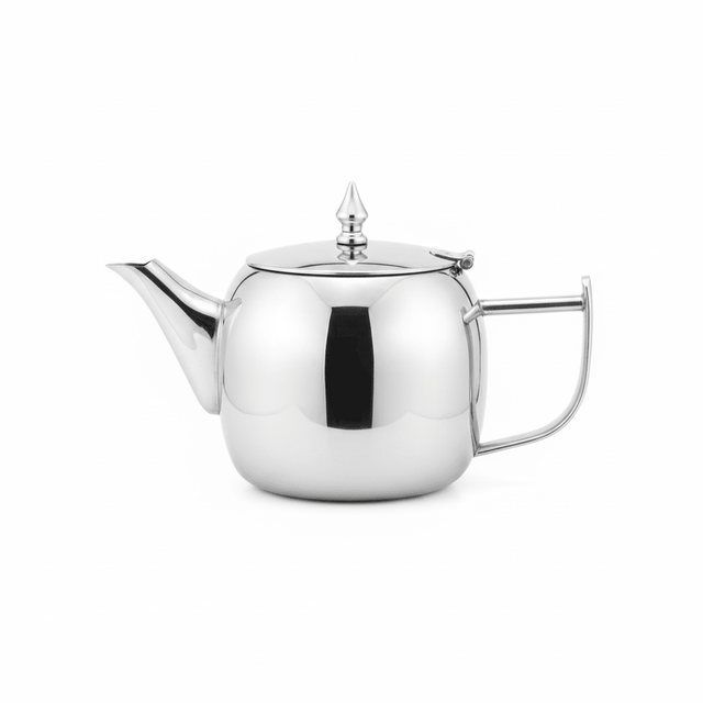 Betahoff Stainless Steel Tea Pot 35oz | Mirror - Polished Silver | Classic Finial Lid - Al Kabayel Discount CentreBetahoff Stainless Steel Tea Pot 35oz | Mirror - Polished Silver | Classic Finial LidTea/Coffee PotsBETAHOFFAl Kabayel Discount Centre