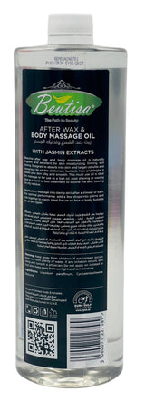 Beutisa After Wax & Body Massage Oil with Jasmine Extracts 1000ml, For All Skin Types - Al Kabayel Discount CentreBeutisa After Wax & Body Massage Oil with Jasmine Extracts 1000ml, For All Skin TypesBath & BodyBEUTISAAl Kabayel Discount Centre