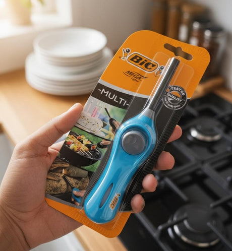 BIC Portable Blue Flame Lighter – Long - Lasting Plastic Igniter for Kitchen, BBQ, Candles & Outdoor Camping - Al Kabayel Discount CentreBIC Portable Blue Flame Lighter – Long - Lasting Plastic Igniter for Kitchen, BBQ, Candles & Outdoor CampingCamping UtilitiesBICAl Kabayel Discount Centre