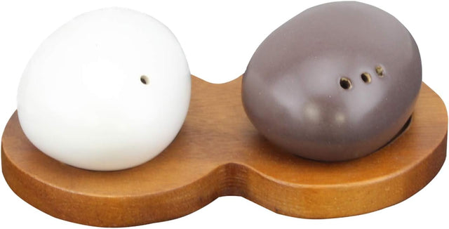 Billi Acacia Salt & Pepper Egg Shaker Set – Wood Tray | 13×8.5×4.5 cm - Al Kabayel Discount CentreBilli Acacia Salt & Pepper Egg Shaker Set – Wood Tray | 13×8.5×4.5 cmKitchen Utensils & GadgetsBILLIAl Kabayel Discount Centre