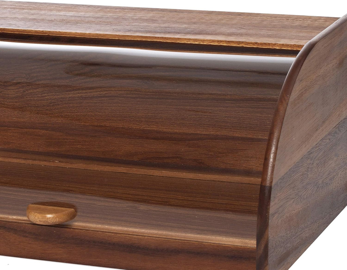 Billi Bread Box with Sliding Acrylic Lid | Walnut Wood | 27×40×18 cm - Al Kabayel Discount CentreBilli Bread Box with Sliding Acrylic Lid | Walnut Wood | 27×40×18 cmOrganizers & AccessoriesBILLIAl Kabayel Discount Centre