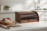 Billi Bread Box with Sliding Acrylic Lid | Walnut Wood | 27×40×18 cm - Al Kabayel Discount CentreBilli Bread Box with Sliding Acrylic Lid | Walnut Wood | 27×40×18 cmOrganizers & AccessoriesBILLIAl Kabayel Discount Centre