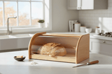 Billi Wooden Bread Box with Sliding Acrylic Lid – Beige | 27×40×18 cm - Al Kabayel Discount CentreBilli Wooden Bread Box with Sliding Acrylic Lid – Beige | 27×40×18 cmOrganizers & AccessoriesBILLIAl Kabayel Discount Centre