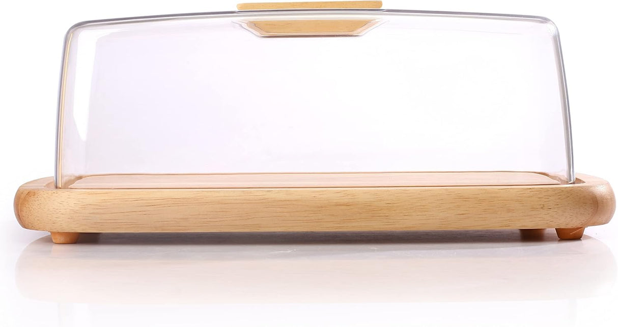 Billi Wooden Serving Tray, Cheese Dome With Acrylic Cover/ Lid, 30.5 X 17.5 X 12 Cm Wp 910, Beige - Al Kabayel Discount CentreBilli Wooden Serving Tray, Cheese Dome With Acrylic Cover/ Lid, 30.5 X 17.5 X 12 Cm Wp 910, BeigeServing TraysBILLIAl Kabayel Discount Centre