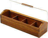 Billi Wooden Tea Box with Acrylic Cover 10*10.5*31 Cm - Al Kabayel Discount CentreBilli Wooden Tea Box with Acrylic Cover 10*10.5*31 CmKitchen Utensils & GadgetsBILLIAl Kabayel Discount Centre