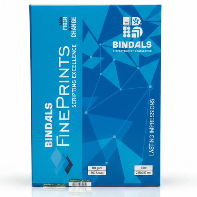 Bindals Fineprints A4 Paper — 80 GSM | 500 Sheets | Scripting Excellence - Al Kabayel Discount CentreBindals Fineprints A4 Paper — 80 GSM | 500 Sheets | Scripting ExcellenceCopy & Printer PaperBINDALSAl Kabayel Discount Centre