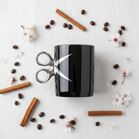 Black Artisan Scissors - Handle Ceramic Mug | 300ml - Al Kabayel Discount CentreBlack Artisan Scissors - Handle Ceramic Mug | 300mlMugsAKDCAl Kabayel Discount Centre
