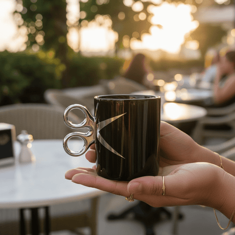Black Artisan Scissors - Handle Ceramic Mug | 300ml - Al Kabayel Discount CentreBlack Artisan Scissors - Handle Ceramic Mug | 300mlMugsAKDCAl Kabayel Discount Centre