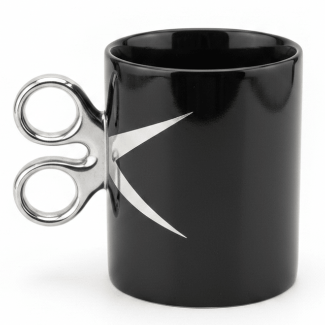 Black Artisan Scissors - Handle Ceramic Mug | 300ml - Al Kabayel Discount CentreBlack Artisan Scissors - Handle Ceramic Mug | 300mlMugsAKDCAl Kabayel Discount Centre