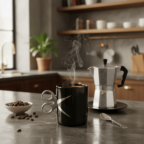 Black Artisan Scissors - Handle Ceramic Mug | 300ml - Al Kabayel Discount CentreBlack Artisan Scissors - Handle Ceramic Mug | 300mlMugsAKDCAl Kabayel Discount Centre