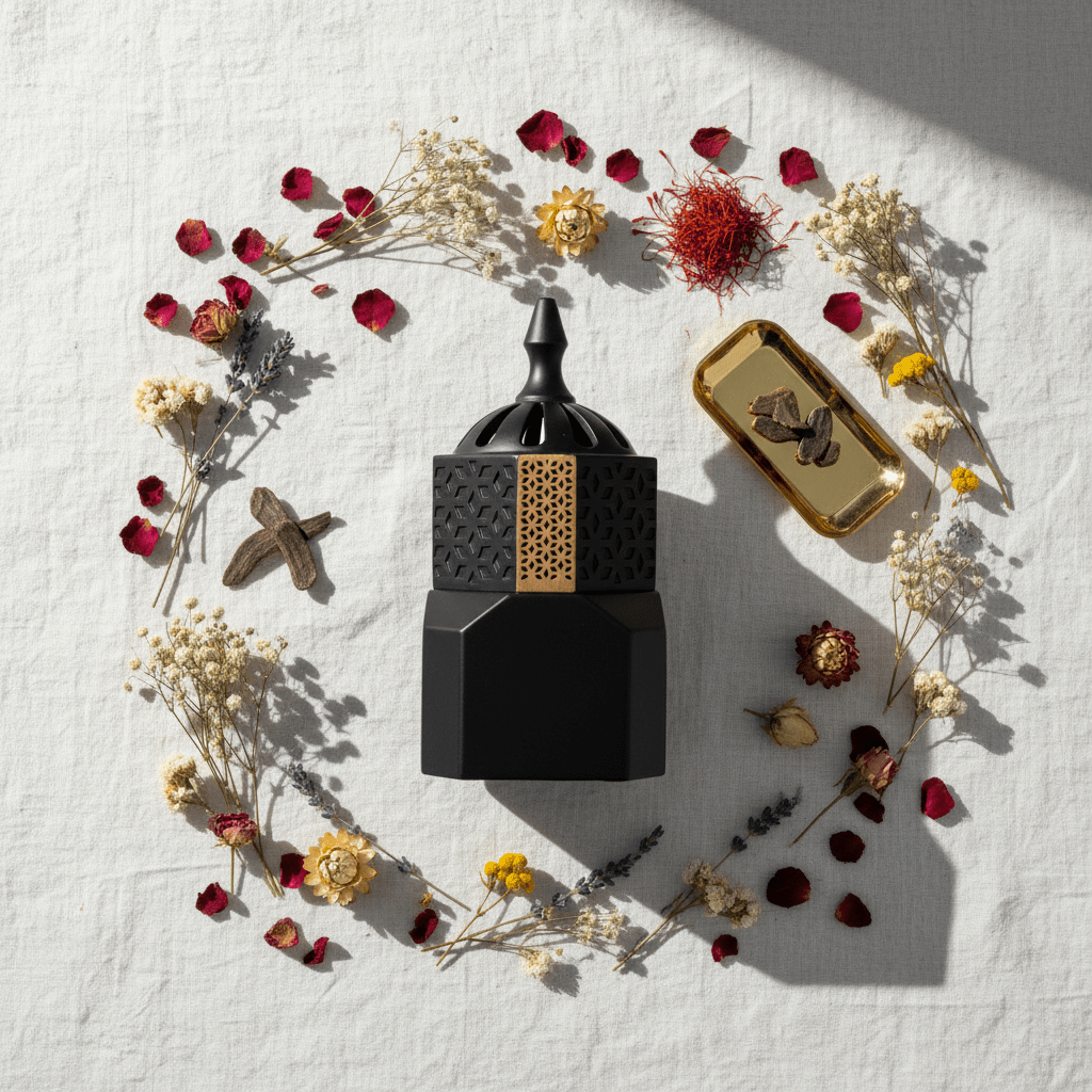 Black Ceramic Incense Burner — Hexagonal Bakhoor Mabkhara | 14cm - Al Kabayel Discount CentreBlack Ceramic Incense Burner — Hexagonal Bakhoor Mabkhara | 14cmIncense BurnerAKDCAl Kabayel Discount Centre