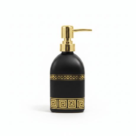 Black Ceramic & Plastic Soap Dispenser – 450ml - Al Kabayel Discount CentreBlack Ceramic & Plastic Soap Dispenser – 450mlHolders & DispensersAKDCAl Kabayel Discount Centre