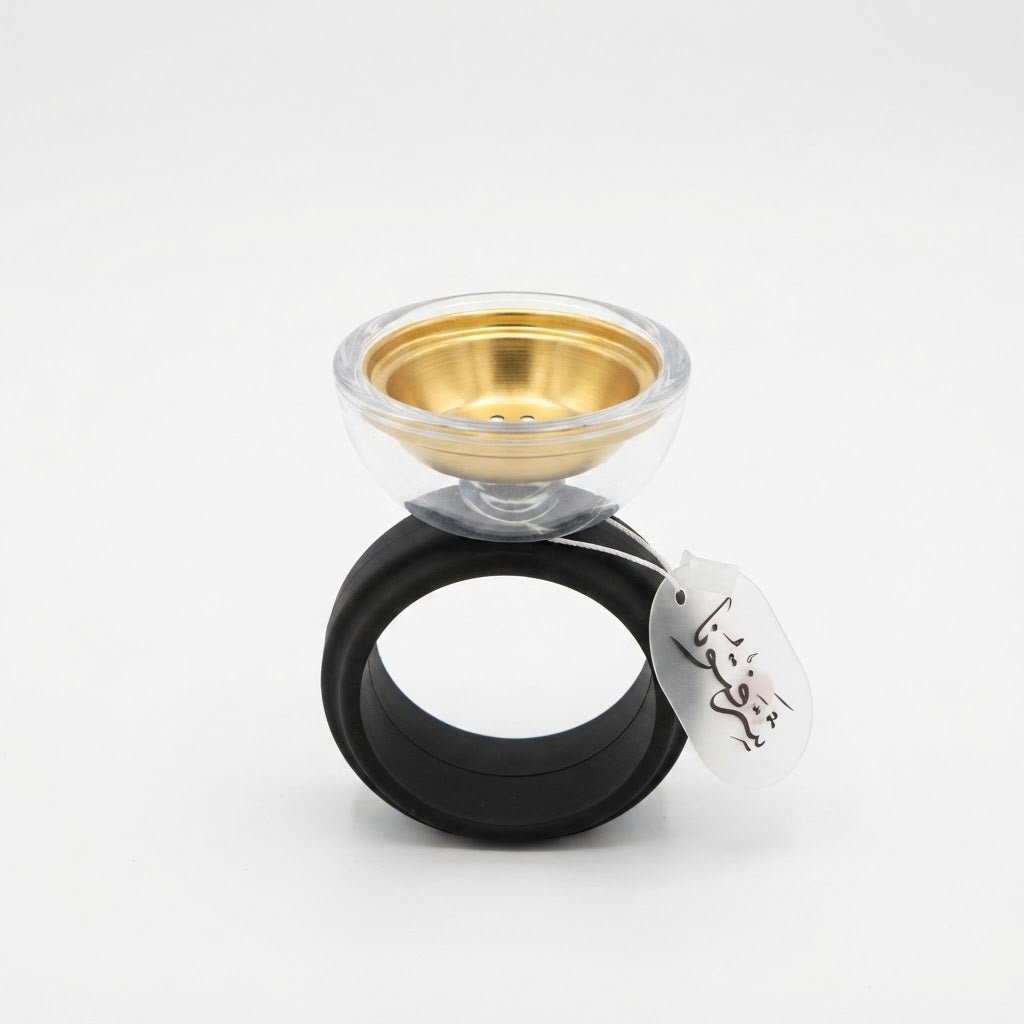 Black Chalk & Glass Incense Burner With Ring Base – 12×7 cm - Al Kabayel Discount CentreBlack Chalk & Glass Incense Burner With Ring Base – 12×7 cmIncense BurnersAKDCAl Kabayel Discount Centre