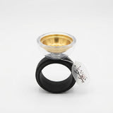 Black Chalk & Glass Incense Burner With Ring Base – 12×7 cm - Al Kabayel Discount CentreBlack Chalk & Glass Incense Burner With Ring Base – 12×7 cmIncense BurnersAKDCAl Kabayel Discount Centre