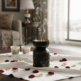 Black Chalk Incense Burner | Matte Black & Gold |10 × 6 cm - Al Kabayel Discount CentreBlack Chalk Incense Burner | Matte Black & Gold |10 × 6 cmIncense burnerAKDCAl Kabayel Discount Centre