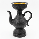 Black Chalk Incense Burner — Ornate Arabic Mabkhara | 18cm - Al Kabayel Discount CentreBlack Chalk Incense Burner — Ornate Arabic Mabkhara | 18cmIncense BurnerAKDCAl Kabayel Discount Centre