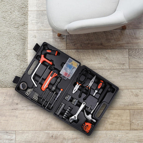 Black & Decker 108 Pieces Hand Tool Kitfor Home & Office Orange/Black BMT108C - Al Kabayel Discount CentreBlack & Decker 108 Pieces Hand Tool Kitfor Home & Office Orange/Black BMT108CHand ToolsBLACK & DECKERAl Kabayel Discount Centre