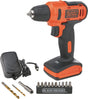 Black & Decker 12V 1.5Ah 900 RPM Cordless Drill Driver with 13 Pieces Bits in Kitbox For Drilling and Fastening, Orange/Black, LD12SP-B5, 1 Years Warranty - Al Kabayel Discount CentreBlack & Decker 12V 1.5Ah 900 RPM Cordless Drill Driver with 13 Pieces Bits in Kitbox For Drilling and Fastening, Orange/Black, LD12SP-B5, 1 Years WarrantyPower ToolsBLACK & DECKERAl Kabayel Discount Centre