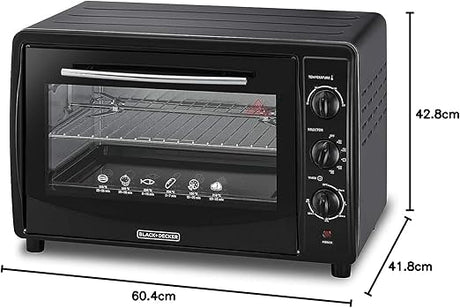 Black & Decker - 1380W 19L Toaster Oven, 90 - 230 Temp Setting Double Grill And Glass Door For Added Safety - Al Kabayel Discount CentreBlack & Decker - 1380W 19L Toaster Oven, 90 - 230 Temp Setting Double Grill And Glass Door For Added SafetyFood & Drink AppliancesBLACK & DECKERAl Kabayel Discount Centre