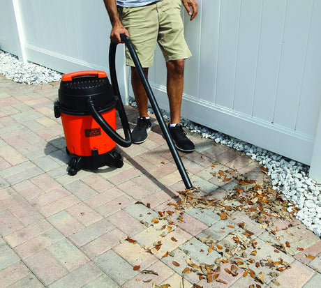 Black & Decker 1400W 20 Liter Wet and Dry Tank Drum Vacuum Cleaner, Orange/Black - WDBD20 - B5 - Al Kabayel Discount CentreBlack & Decker 1400W 20 Liter Wet and Dry Tank Drum Vacuum Cleaner, Orange/Black - WDBD20 - B5Vacuum CleanersBLACK & DECKERAl Kabayel Discount Centre