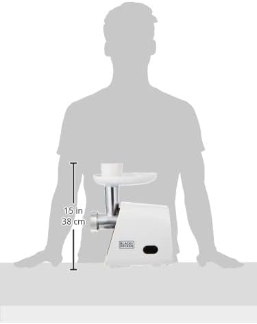 Black & Decker 1500W 3 - in - 1 Meat Mincer/Grinder/Sausage Maker White FM1500 - B5 - Al Kabayel Discount CentreBlack & Decker 1500W 3 - in - 1 Meat Mincer/Grinder/Sausage Maker White FM1500 - B5Meat GrindersBLACK & DECKERAl Kabayel Discount Centre