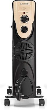 Black & Decker 2500W 11 Fin Oil Radiator Heater with Fan Forced Black OR011FD - B5 - Al Kabayel Discount CentreBlack & Decker 2500W 11 Fin Oil Radiator Heater with Fan Forced Black OR011FD - B5Fans/HeatersBLACK & DECKERAl Kabayel Discount Centre