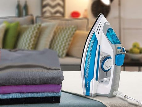 Black & Decker - 2800W 2 Way Auto Shut - Off Anti Drip, Anodized Sole Plate Variable Steam Iron, Blue - Al Kabayel Discount CentreBlack & Decker - 2800W 2 Way Auto Shut - Off Anti Drip, Anodized Sole Plate Variable Steam Iron, BlueIrons & SteamersBLACK & DECKERAl Kabayel Discount Centre