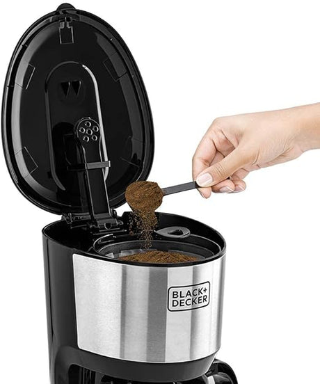 Black & Decker - 750W 10 Cup Coffee Maker/Coffee Machine With Glass Carafe For Drip Coffee - Al Kabayel Discount CentreBlack & Decker - 750W 10 Cup Coffee Maker/Coffee Machine With Glass Carafe For Drip CoffeeCoffee MakersBLACK & DECKERAl Kabayel Discount Centre