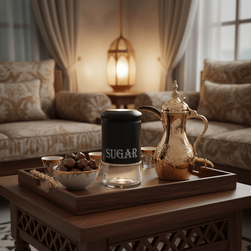 Black Elegant Metal & Glass Sugar Canister — 1 Litre - Al Kabayel Discount CentreBlack Elegant Metal & Glass Sugar Canister — 1 LitreJars & Food SaversAKDCAl Kabayel Discount Centre