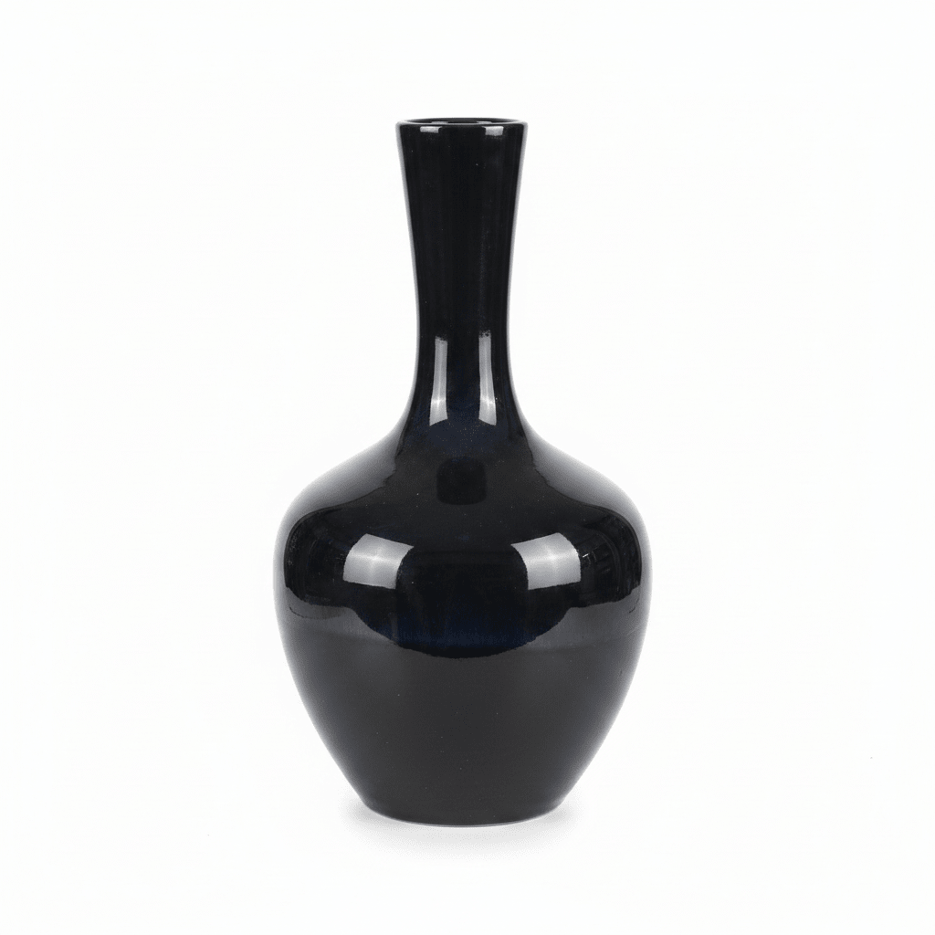 Black Glossy Ceramic Flower Vase - 35cm - Al Kabayel Discount CentreBlack Glossy Ceramic Flower Vase - 35cmFlower VaseAKDCAl Kabayel Discount Centre