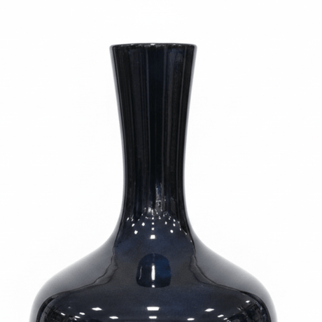 Black Glossy Ceramic Flower Vase - 35cm - Al Kabayel Discount CentreBlack Glossy Ceramic Flower Vase - 35cmFlower VaseAKDCAl Kabayel Discount Centre