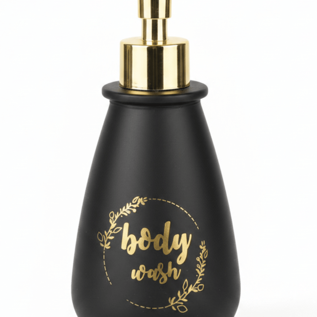 Black & Gold Ceramic & Plastic Liquid Soap Dispenser – 400ml - Al Kabayel Discount CentreBlack & Gold Ceramic & Plastic Liquid Soap Dispenser – 400mlHolders & DispensersAKDCAl Kabayel Discount Centre