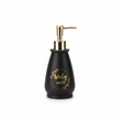 Black & Gold Ceramic & Plastic Liquid Soap Dispenser – 400ml - Al Kabayel Discount CentreBlack & Gold Ceramic & Plastic Liquid Soap Dispenser – 400mlHolders & DispensersAKDCAl Kabayel Discount Centre