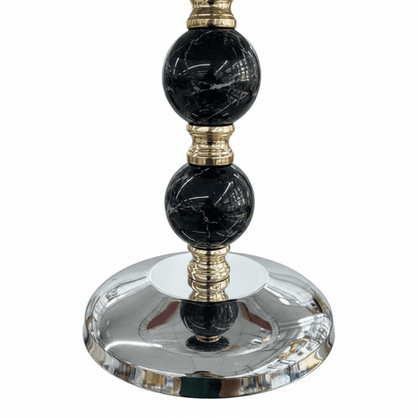 Black & Gold Footed Silver Metal Candy Tray – 23×30cm - Al Kabayel Discount CentreBlack & Gold Footed Silver Metal Candy Tray – 23×30cmServing TraysAKDCAl Kabayel Discount Centre