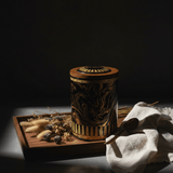 Black & Gold Marble Ceramic Canister with Wooden Lid | 15×10cm | Premium Kitchen Storage - Al Kabayel Discount CentreBlack & Gold Marble Ceramic Canister with Wooden Lid | 15×10cm | Premium Kitchen StorageJars & Food SaversAKDCAl Kabayel Discount Centre