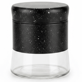 Black Granite Speckled Metal & Glass Canister – 500ml - Al Kabayel Discount CentreBlack Granite Speckled Metal & Glass Canister – 500mlJars & Food SaversAKDCAl Kabayel Discount Centre
