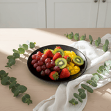Black Matte Ceramic Fruit Plate 26.5cm | Premium Stoneware Serving Plate | - Al Kabayel Discount CentreBlack Matte Ceramic Fruit Plate 26.5cm | Premium Stoneware Serving Plate |PlatesAKDCAl Kabayel Discount Centre