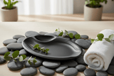 Black Matte Ceramic Oval Serving Plate – 18×30cm - Al Kabayel Discount CentreBlack Matte Ceramic Oval Serving Plate – 18×30cmPlatesAKDCAl Kabayel Discount Centre