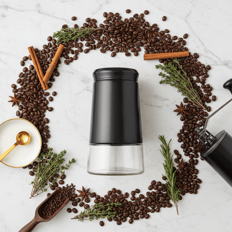 Black Matte Metal & Glass Canister — 1 Litre - Al Kabayel Discount CentreBlack Matte Metal & Glass Canister — 1 LitreJars & Food SaversAKDCAl Kabayel Discount Centre