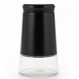 Black Matte Metal & Glass Canister — 1 Litre - Al Kabayel Discount CentreBlack Matte Metal & Glass Canister — 1 LitreJars & Food SaversAKDCAl Kabayel Discount Centre