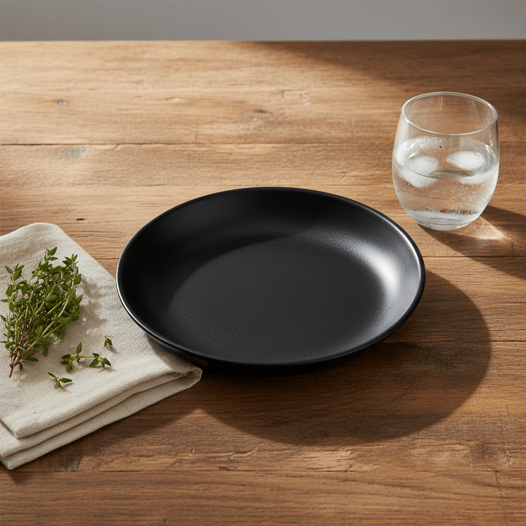 Black Matte Round Ceramic Deep Plate 28.5cm - Al Kabayel Discount CentreBlack Matte Round Ceramic Deep Plate 28.5cmPlatesAKDCAl Kabayel Discount Centre