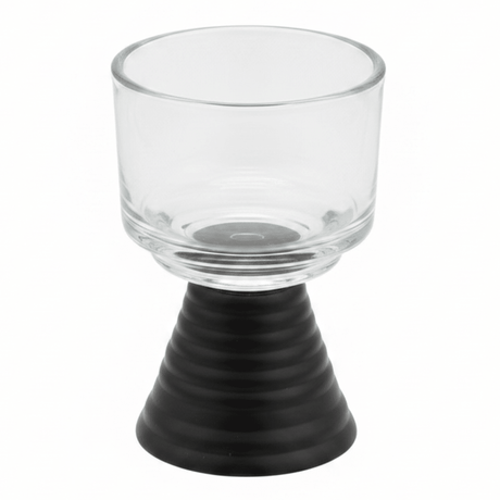 Black Metal Footed Glass Candle Holder for Contemporary Home and Dining Decoration – 11cm - Al Kabayel Discount CentreBlack Metal Footed Glass Candle Holder for Contemporary Home and Dining Decoration – 11cmHome Décor AccentsAKDCAl Kabayel Discount Centre
