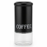 Black Metal & Glass Airtight Canister – 1200ml - Al Kabayel Discount CentreBlack Metal & Glass Airtight Canister – 1200mlJars & Food SaversAKDCAl Kabayel Discount Centre
