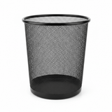 Black Metal Mesh Dustbin - 28×26 cm - Al Kabayel Discount CentreBlack Metal Mesh Dustbin - 28×26 cmOrganizers & AccessoriesAKDCAl Kabayel Discount Centre