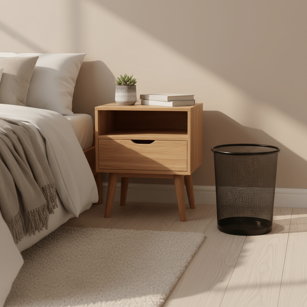 Black Metal Mesh Dustbin - 28×26 cm - Al Kabayel Discount CentreBlack Metal Mesh Dustbin - 28×26 cmOrganizers & AccessoriesAKDCAl Kabayel Discount Centre
