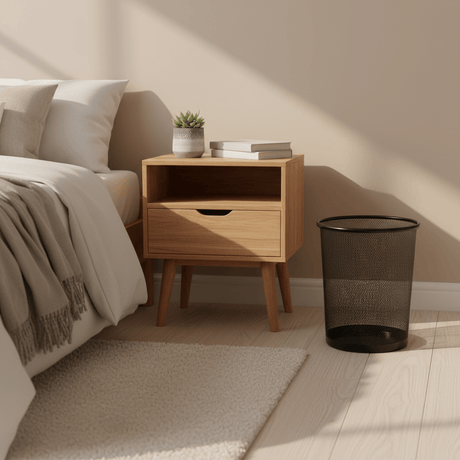 Black Metal Mesh Dustbin - 28×26 cm - Al Kabayel Discount CentreBlack Metal Mesh Dustbin - 28×26 cmOrganizers & AccessoriesAKDCAl Kabayel Discount Centre