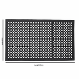 Black Rubber Anti-Fatigue Mat - 60 x 90 cm - Al Kabayel Discount CentreBlack Rubber Anti-Fatigue Mat - 60 x 90 cmMats Carpets & RugsAKDCAl Kabayel Discount Centre